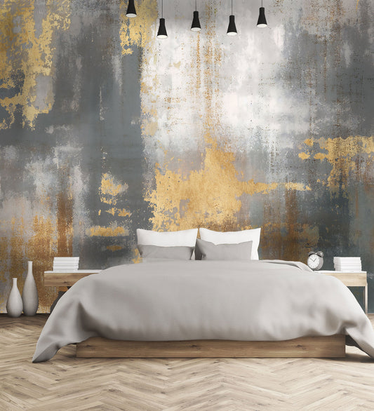 Golden Grit Wash Mural