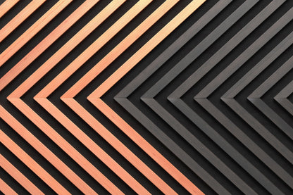 Herringbone Panel Mural