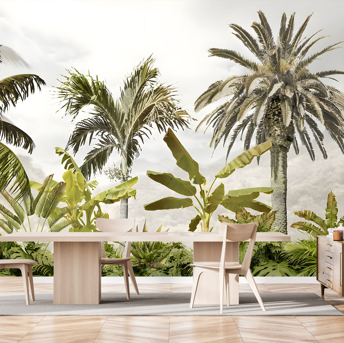 Impressive Palms Mural