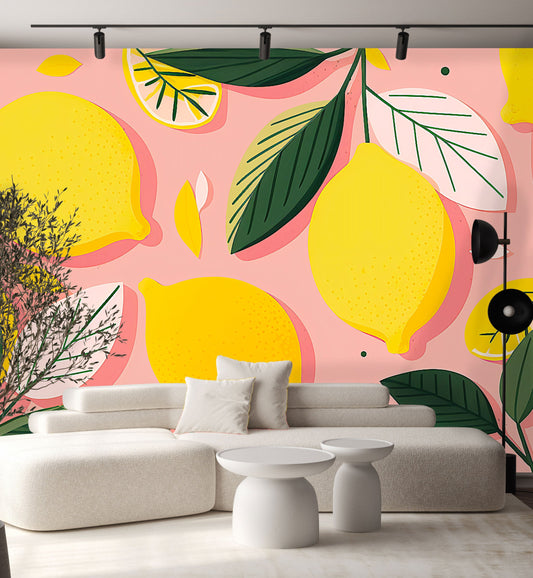 Lemon Sorbet Mural