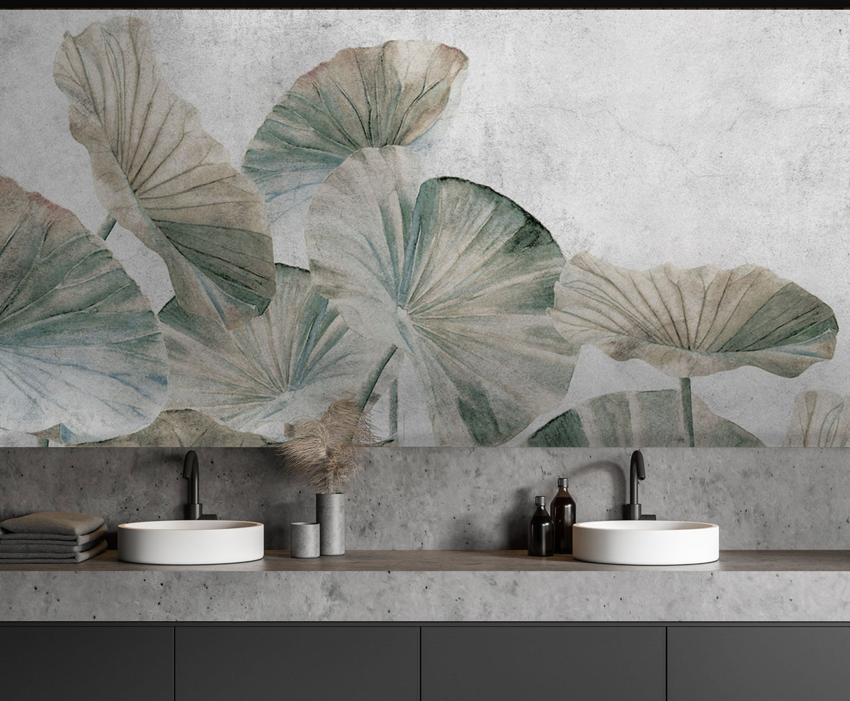 Lilliepad  Trumpets Mural
