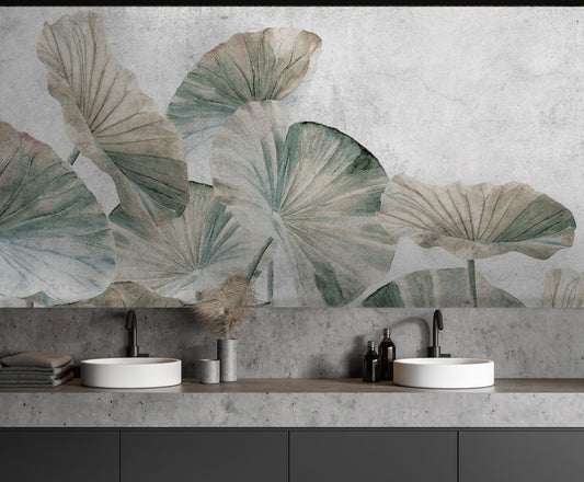 Lilliepad  Trumpets Mural