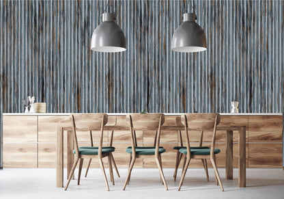 Metal Sheeting Mural