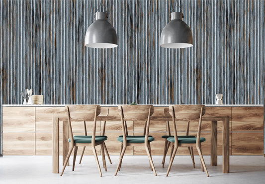 Metal Sheeting Mural