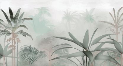 Misty Forest Mural