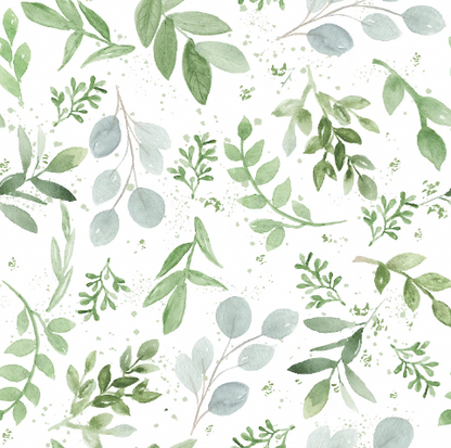 Pistachio Greens Mural
