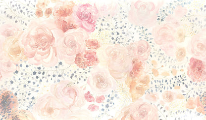 Pastel Peony Mural