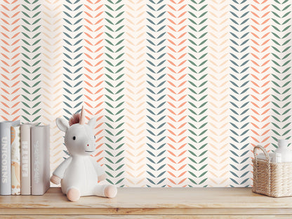 Quatro Chevron Wallpaper