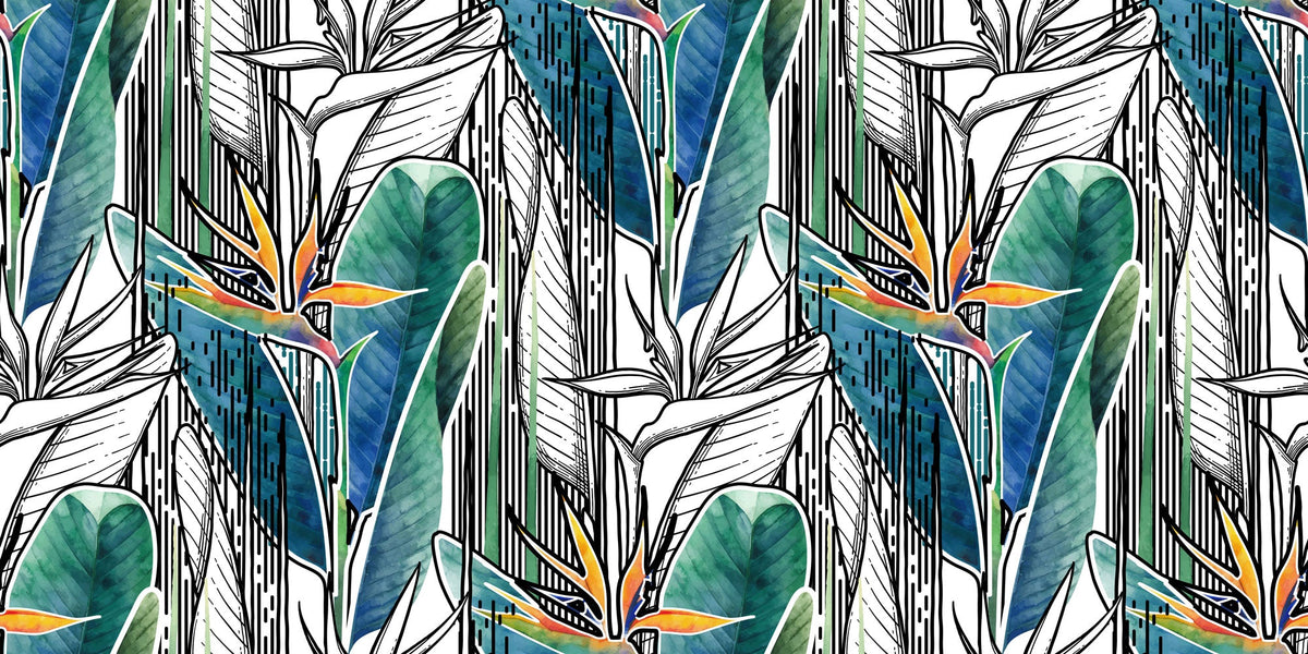 Strelitzia Khoki Mural