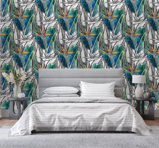 Strelitzia Khoki Mural