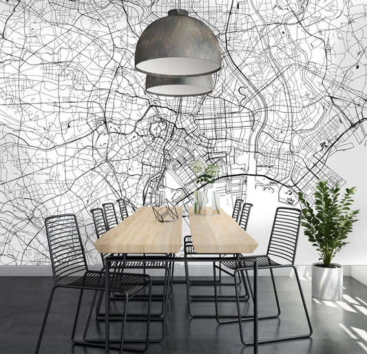 Tokyo Map Mural
