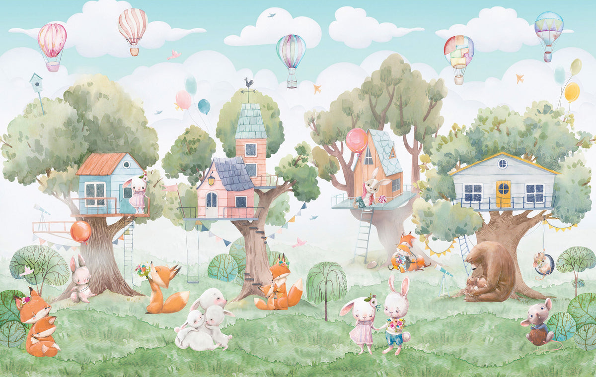 Treehouse Adventures Mural