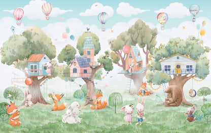 Treehouse Adventures Mural