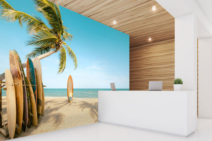 Tropical Surf Mural