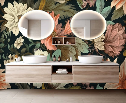 Vintage Blooms Mural
