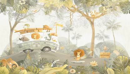 Wild Adventures Mural