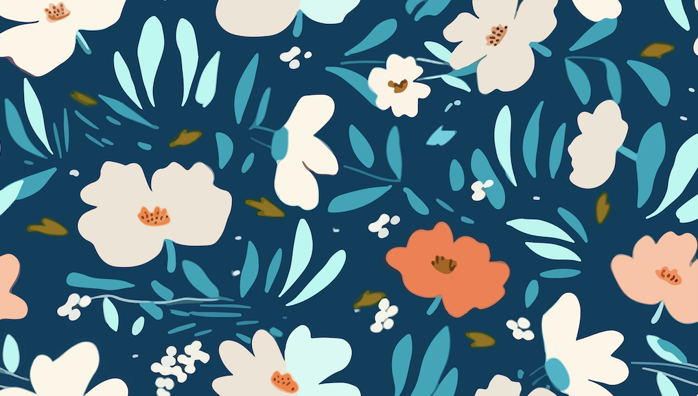 Wild Flower Meadow Mural