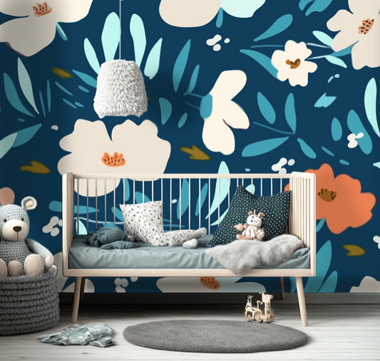 Wild Flower Meadow Mural
