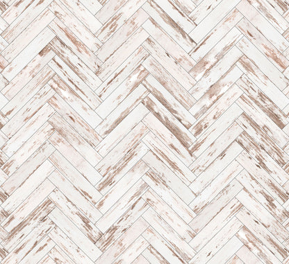Aged Herringbone Wallpaper