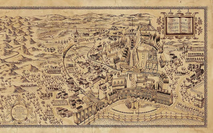 Hogwarts Map Mural
